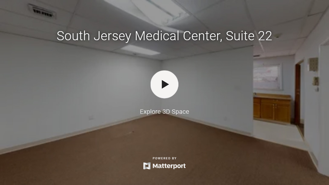 Virtual Tour - South Jersey Medical Center, 1401 Marlton Pike East, Suite 22, Cherry Hill, NJ